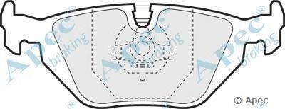 APEC BRAKING pad856 -  Комплект тормозных колодок, дисковый тормоз